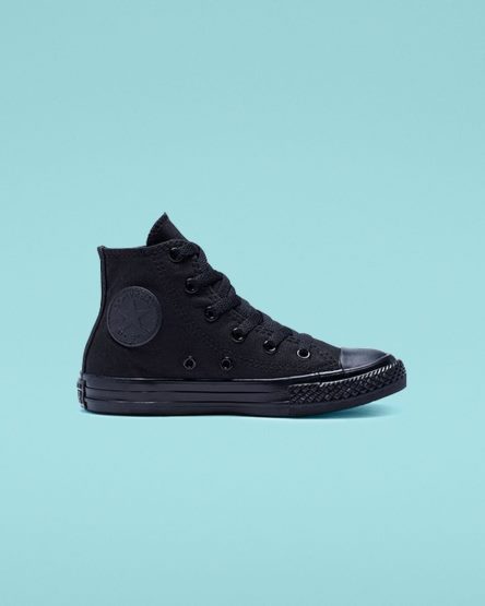 Tenisi Inalti Fete Converse Chuck Taylor All Star Clasici Negrii | RO TQHRP459